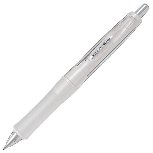 Pilot Ballpoint Pen Dr. Grip G-Spec Flash Color, Flash White, Black Ink (BDGS-60R-FW) - Image 1