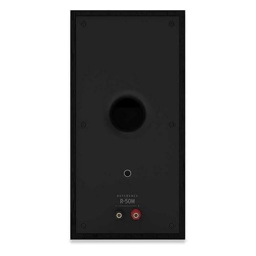 Klipsch Reference Next-Generation R-50M Horn-Loaded Bookshelf Speakers with 5.25” Spun-Copper Woofers for Best-in-Class Home Theater Sound in Black thumbnail 2
