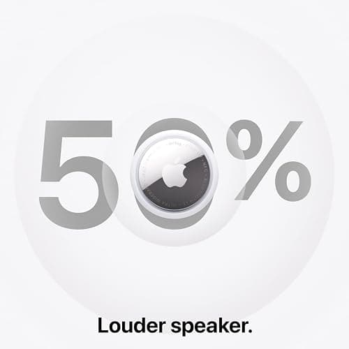 Apple AirTag (2nd Generation): Tracker for Keychain, Wallet, and More; Locator with Sound; Simple One-Tap Setup with iPhone or iPad; Key Finder with up to 1.5X Precision Finding Range thumbnail 4