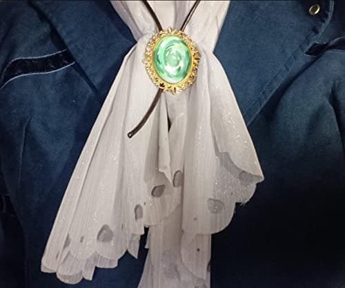 SaditY Violet Evergarden Cosplay Necklace,Anime Cosplay Vintage Gemstone Brooch for Fans thumbnail 5