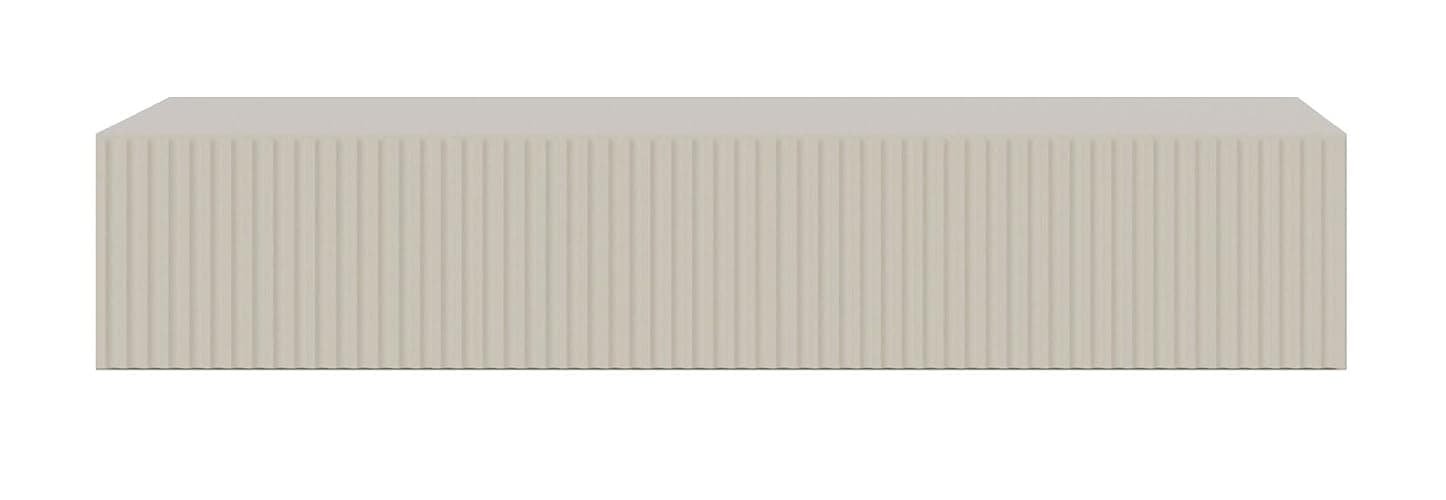 Selsey Konsolentisch Mit Schublade Hängend Beistelltisch 90 cm Eingangstisch Konsole Schminktisch Veldio Graubeige - Hängend thumbnail 3