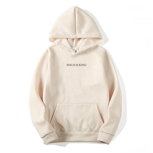 JESUS IS KING Hoodie | Christian Faith Unisex Jesus Sweater - Image 1