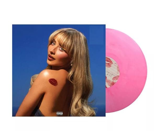 Sabrina Carpenter Short N'Sweet Pink Bubblegum Vinyl record LP - Image 1