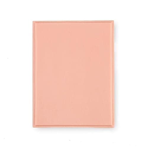 A Pound of Flesh Practice Tattoo Skin Silicone Fake Skin for Practice or Display Professional Quality, Square with Bevel Edge, 11 x 9 Inch, .5 Inch Thick, Flesh - Image 1