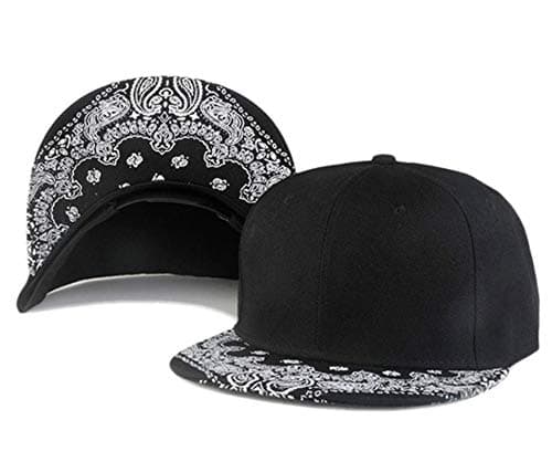 CNUSER Trucker Hat Fashion Mens Women Snapback Hats - Flat Bill Brim Hat Adjustable Baseball Cap | Mens Women, Fashion thumbnail 2