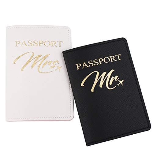  Mr and Mrs Passport Holder and Luggage Tags Set thumbnail 2