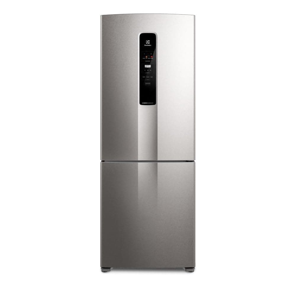 Geladeira Electrolux Frost Free 490L Efficient com AutoSense Inverse Inox Look (IB7S) 220V - Image 1