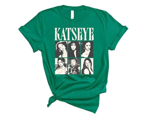 KATSEYE Vintage Style Photo Collage T Shirt Retro Pop Culture Casual Streetwear Tee (Pink, Youth Large) thumbnail 4