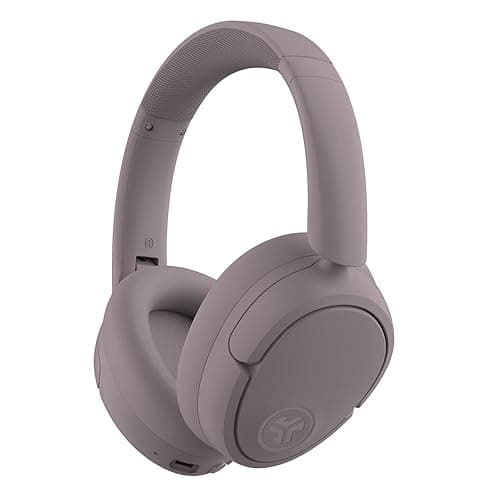 JLab JBuds Lux ANC Wireless Headphones, Mauve, Hybrid Active Noise Cancelling, Customizable Sound, Spatial Audio Compatible, Premium Over-Ear Bluetooth Headset - Image 1