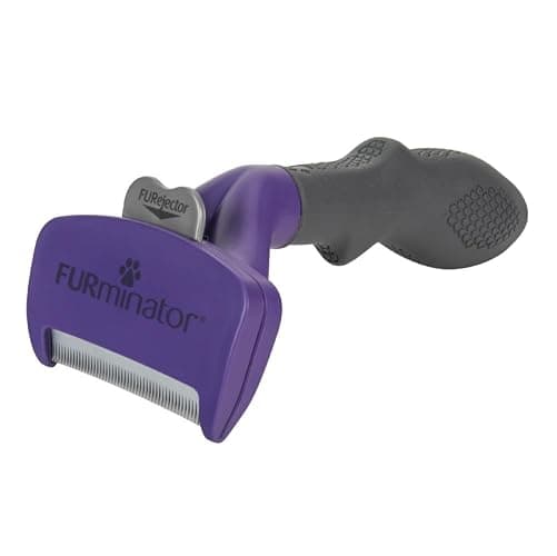 FURminator deShedding Tool For Medium/Large Cats, Short Hair, Removes Loose Hair From Shedding - Image 1