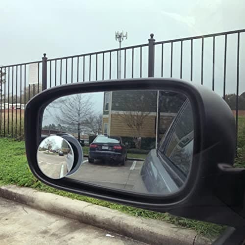 Ampper Blind Spot Mirror, 2" Round HD Glass Frameless Convex Rear View Mirror, Pack of 2 thumbnail 5
