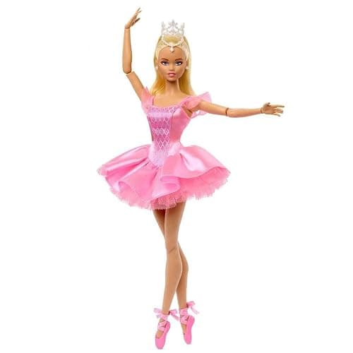 Barbie Signature Ballet Wishes Blonde Hair Doll with Pink Tutu | Collectible Fashion Doll in Satiny, with Pink Tutu and Giftable Packaging thumbnail 3
