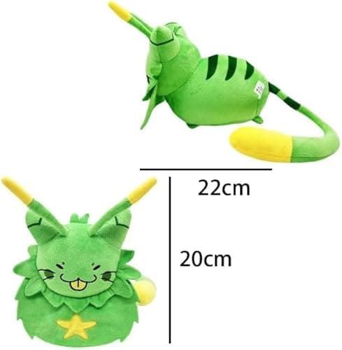 Xuqiufeng Gnarpy Plush, Regretavator Plush Gnarph Alien Cat Plush Toys，Give Fans and Friends Beautifully Plushie Doll Gifts (Green) - Green thumbnail 4