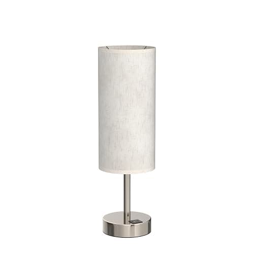 Dicoool Touch Table Lamp for Bedroom Nightstand - Bedside Lamp with USB-C USB-A Charging Ports White, 3 Way Dimmable Small Desk Lamp for Bedroom, Dorm Room, Office, Living Room, Reading, Bathroom thumbnail 4