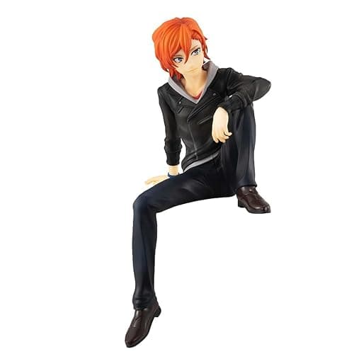 Puruuige 2PCS Nakahara Chuuya/Dazai Osamu Anime Figure Dazai Osamu Noodle Stopper Figurine Sitting Pose Character Model Desktop Decoration, 5.5 inch thumbnail 4