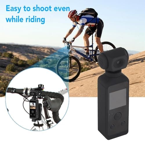 Action Camera, 16MP 4K 30FPS WiFi Handheld Camcorder, Anti Shaking Diving Camera with 1.3-Inch HD LCD Display, Microphone, Clip Bracket, 30M Waterproof Case thumbnail 6