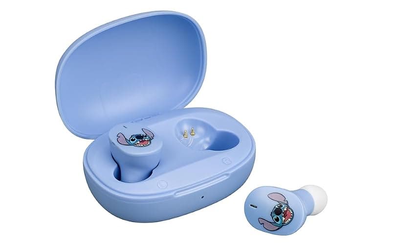 eKids Disney Stitch Wireless Earbuds with Microphone, Bluetooth Earbuds with Charging Case for Ear Buds, Designed for School, Home, or Travel thumbnail 5