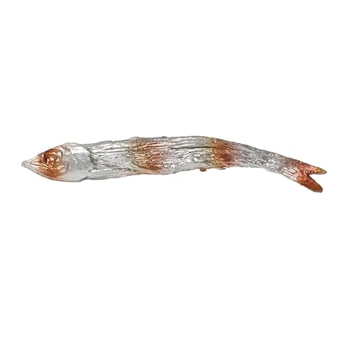 XIAHIOPT Realistic Fish Shaped Hair Clip Hairpin for Fun and Fashionable Hairstyles Cute Dried Fish Keychain Keyring Backpack thumbnail 8