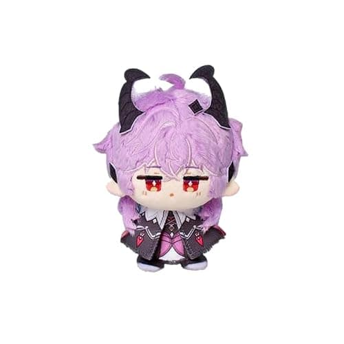 Molagogo Anime Genshin Durin Plush Keychain, 4 Inch Varka Plush Backpack Pendants Doll, Flins Decorative Pendants Plushie - Image 1