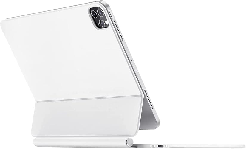 HOU Tastiera iPad Air 13'' (M3 2025/M2 2024) Tastiera iPad Pro 12.9 2021 6a Generazione iPad Pro 12.9 5a/4a/3a Generazione, Design Magnetico Flottante, Trackpad,Tastiera Retroilluminata Bianco thumbnail 7