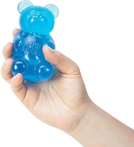 Schylling NeeDoh Gummy Bear - Sensory Fidget Toy with Jelly-Like Filling - 3.5" Tall - Blue (Pack of 1) thumbnail 3