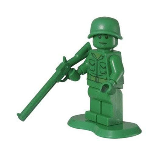LEGO Toy Story MiniFigure - Green Army Man (w/ Base & Rifle) Set 7595 - Image 1