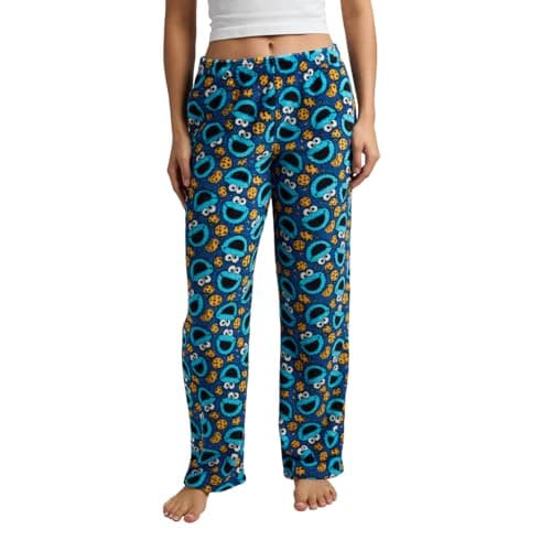 Sesame Street Cookie Monster All-Over Print Women's Sleep Pajama Pants thumbnail 7