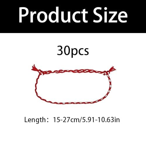 zuylikxy 30PCS Colorful Handmade Braided Friendship Bracelets, Adjustable Woven Wraps for Women and Men, Perfect Matching Accessories for Adults thumbnail 2