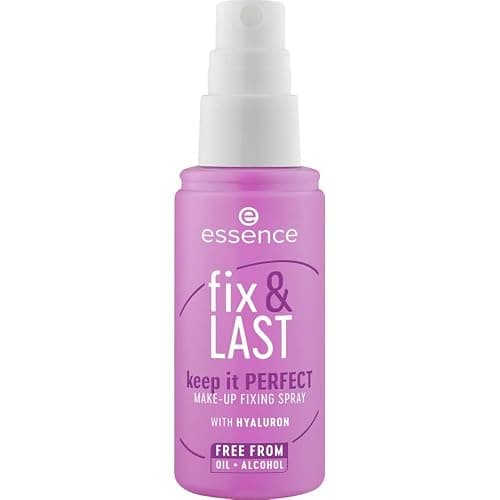 essence fix & LAST keep it PERFECT MAKE-UP FIXING SPRAY, Transparent, fixierend, natürlich, strahlend frisch, vegan, ölfrei, ohne Parfüm, ohne Alkohol, 1er Pack (50ml) - Image 1