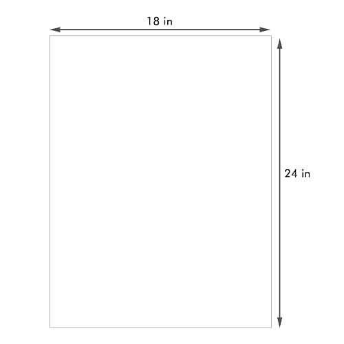 Somime 25 Pack Backing Boards Only - 18x24 Uncut White Mats Matboards, Acid Free & White Core Backerboards, Ideal for Photos/Pictures/Prints/Frames/Arts thumbnail 2