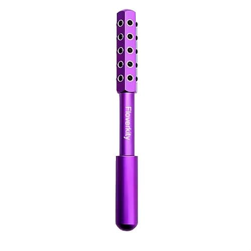 Floverkity Beauty Sculptor Roller – 30 Germanium Massage Nodes for Facial Massager & Glow | Compact Beauty Tool for Lifting and Skin Care,Facial Roller (Purple, 1 PCS) - Image 1