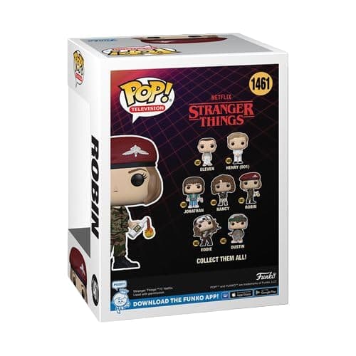 Funko Pop! TV: Stranger Things Season 4 - Robin with Cocktail (Common) Bundled with a Byron's Attic Protector thumbnail 4