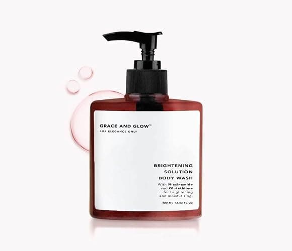 Generic Grace And Glow Body Wash Shower Gel 400ml, Red - Image 1