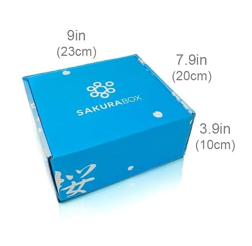 Sakura Box Japanese Snacks & Candy Dagashi Gift Box 50 Pieces English Booklet Surprise Gift thumbnail 3