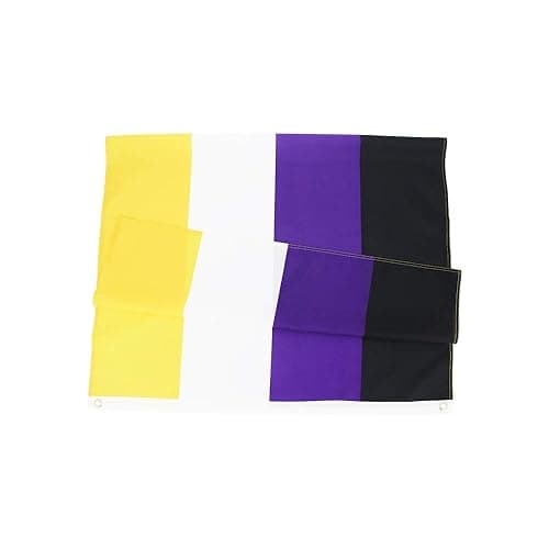 Flaglink Nonbinary Pride Flag 3x5Fts - LGBTQIA Non Binary NB Gender Rainbow Banner thumbnail 2