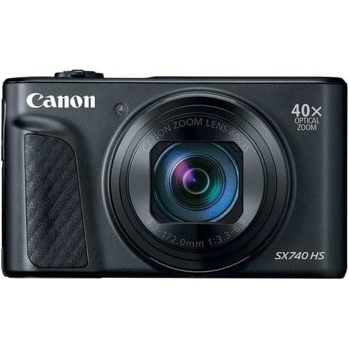 Canon PowerShot SX740 HS Digital Camera (Black) (Renewed) - Image 1