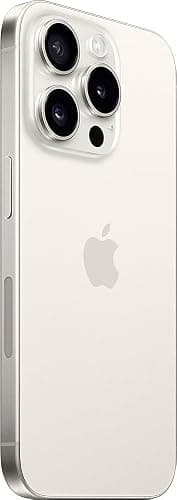Apple iPhone 15 Pro Max, 1TB, White Titanium - Unlocked (Renewed) thumbnail 3