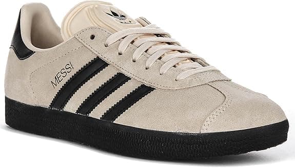 adidas Gazzelle Messi Men's Crystal Sand Golden Gen Shoes Trainers (Beige, US 10.5M/11.5F) - Image 1