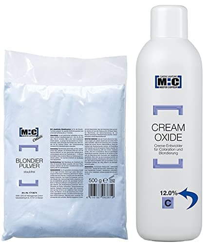 Blondierung 500g + Meister Coiffeur OXIDANT 12% - 1000ml - Image 1