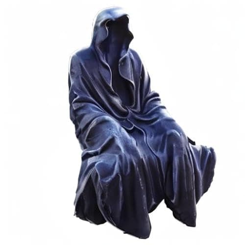 SHOWFEICAT Resin Tabletop Gothic Decor Sitting Statue, Resin Statue Gothic Decor, Fits On Sturdy Shelf and Has A Cool Mystic Look 5.1 Inch thumbnail 8