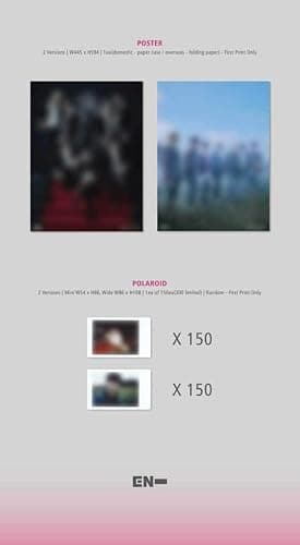 Enhypen Border : Day One 1st Mini Album Dawn Version CD+136p PhotoBook+Clear Story Cover+1p Bookmark+2p PhotoCard+1p PostCard+Tracking Sealed thumbnail 5