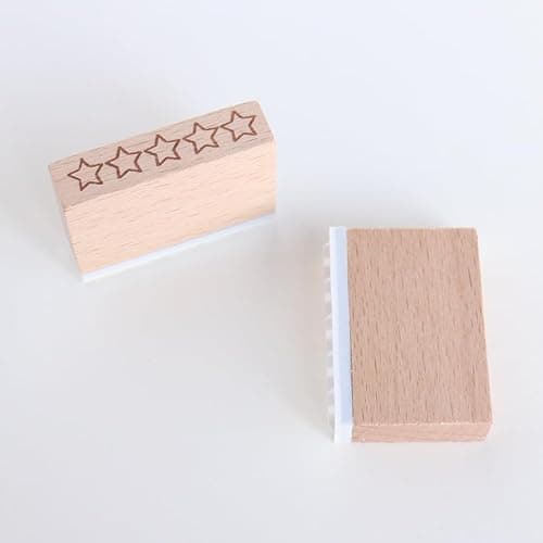 5 Star Rating Rubber Stamp – 5 Star Review Fill-in Stamp for Journals, Planners, Scrapbooking, DIY Crafts, Feedback & Review Notes, Teacher Stamps & Student Feedback, Grading Supplies thumbnail 7