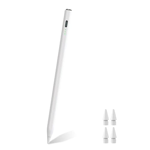 Apple Stylus Pen for iPad Pro/Air/Mini, Compatible with iPad 2018-2024, Fully Charged in 13 Mins, Palm Rejection, Magnetic, Sensitive - Image 1