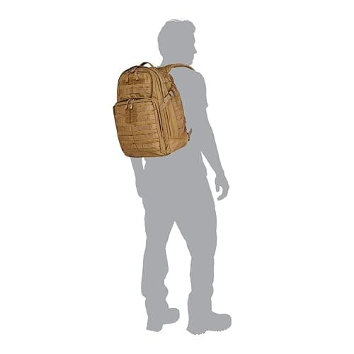 5.11 Tactical Backpack, RUSH 24 2.0 Military Survival Molle Back Pack with Laptop Compartment, 37L, Style 56563ABR/56564ABR thumbnail 9