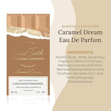 Sabrina~Carpenter Sweet Tooth Caramel Dream Eau~De~Parfum For Women ~ 30 Ml/1 Oz (Pack of 1) thumbnail 6