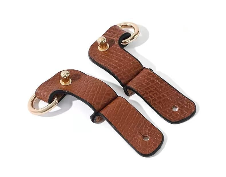 Leather Handbag Crossbody Shoulder Strap Adjustable Compatible with Longchamp Mini Pouch，95-124cm Adjustable Length，No Holes Needed（Brown） thumbnail 3
