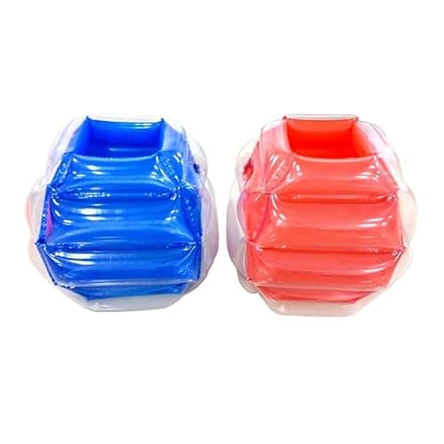 BANZAI LYSB01B1X3USS-TOYS Bump n Bounce Body Bumpers, Garden Toy, 2 Bumpers Included,Red, Blue,25"L x 25"W x 23"H thumbnail 6