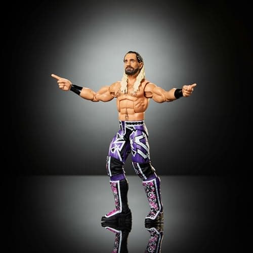 Mattel WWE Elite Collection Top Picks Action Figures & Accessories Set, 6-inch Collectible with Swappable Hands & Ring Gear thumbnail 5