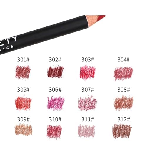 SHCOETY 36 Pcs Matte Lip Liner Set, 12 Colors Waterproof Long Lasting Lip Pencils, 3 Packs High Pigmented Smooth Lip Makeup Kits thumbnail 7