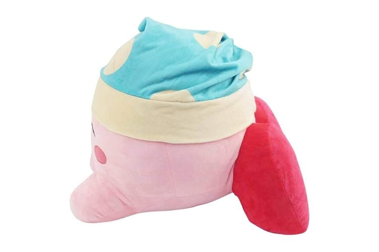 Kirby 12″ Mega Plush (Sleepy Hat) – Official Licensed, Jumbo Soft Pillow Plush for Kids & Collectors, (Sleep, Link, Cowboy, Fighter Kirby) thumbnail 4